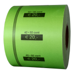 Münzautomatenrolle, Euro -.50